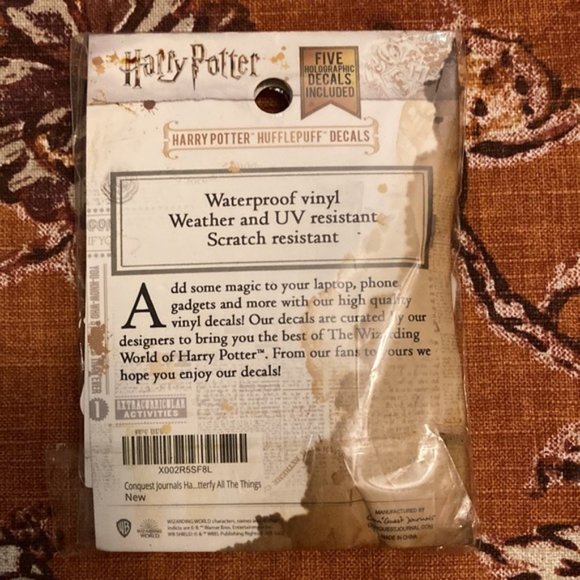 Harry Potter Hufflepuff Waterproof & UV Resistant Vinyl Stickers Decals - Picture 12 of 13